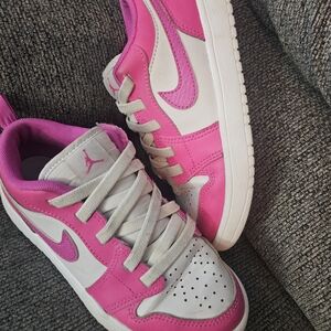 Pink and White Sneakers
